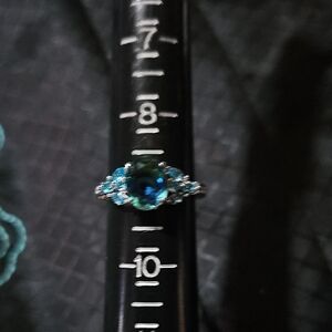 Elegant Blue Gemstone Ring